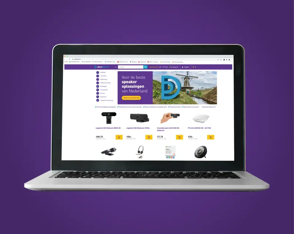 DectDirect website internet telefonuie