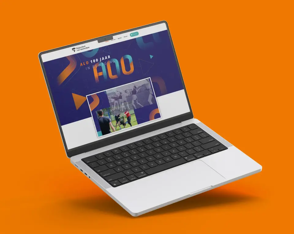Hva website realisatie banner alo 100 jaar