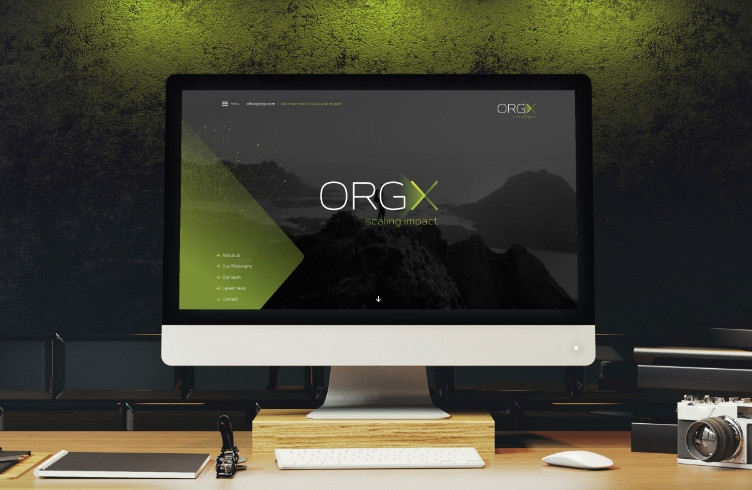 Org X website branding