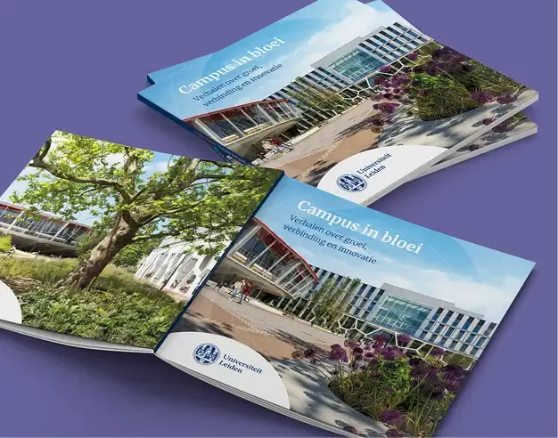 Universiteit Leiden   Bioscience boek   Cover en achterzijde boek