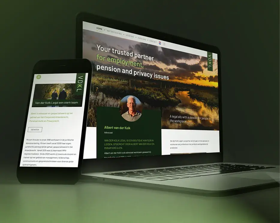 VDKL   website ontwerp bouwen   logo ontwerp