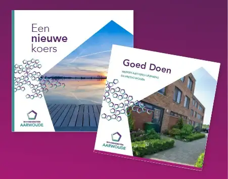Woondiensten Aarwoude   folder brochuremateriaal compositie
